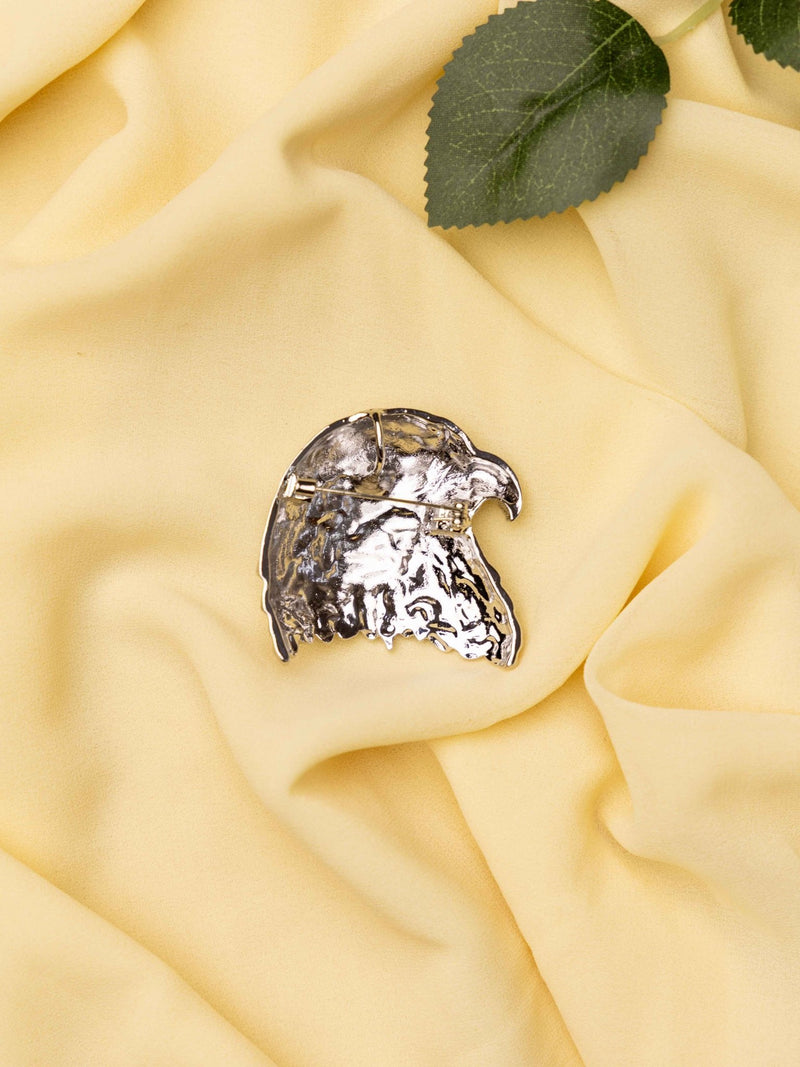 Regal Eagle Head Brooch - TOSSIDO