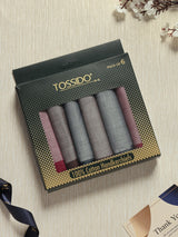 Regal Jacquard Heritage Cotton Handkerchief Set - TOSSIDO