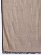 Reversible Modal Silk Stole – Mocha & Cocoa Brown - TOSSIDO