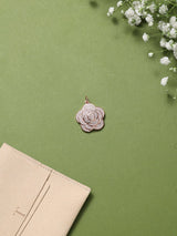 Rose Gold Camellia Pendant - TOSSIDO