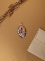 Rose Gold Sunburst Pendant - TOSSIDO