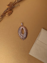 Rose Gold Sunburst Pendant - TOSSIDO