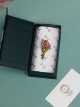 Rose Pink Lily Bouquet Brooch - TOSSIDO