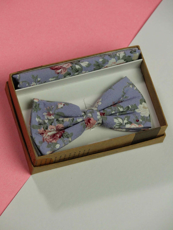 Rosella Bowtie & Pocket Square Set - TOSSIDO