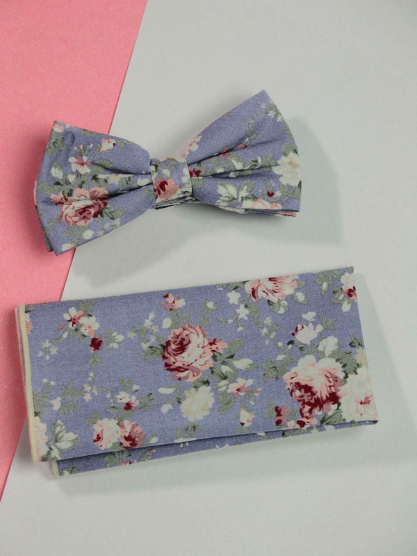 Rosella Bowtie & Pocket Square Set - TOSSIDO
