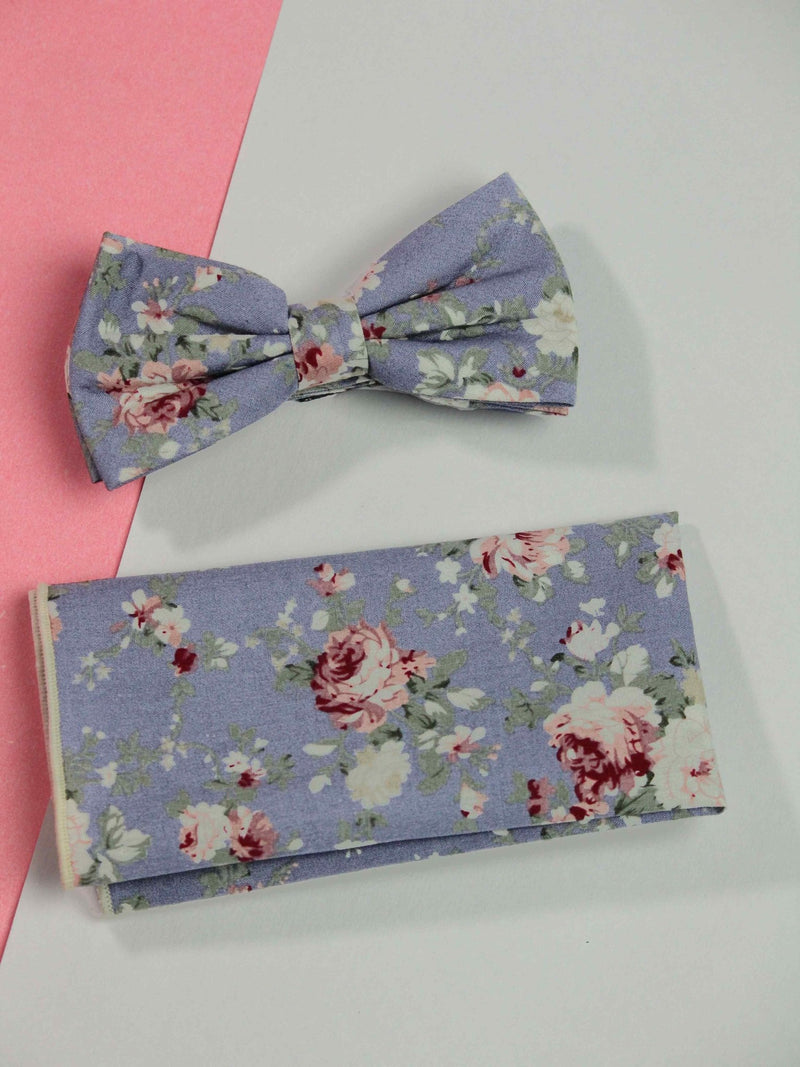 Rosella Bowtie & Pocket Square Set - TOSSIDO