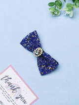 Royal Azure Gemstone Bowtie - TOSSIDO