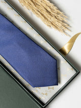 Royal Blue Pure Silk Necktie (Teflon Coated) - TOSSIDO