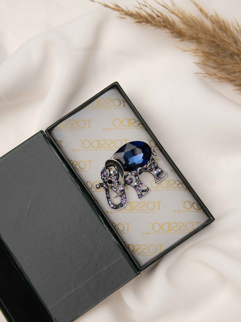 Royal Elephant Brooch - TOSSIDO