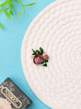 Royal Pomegranate Crystal Brooch - TOSSIDO