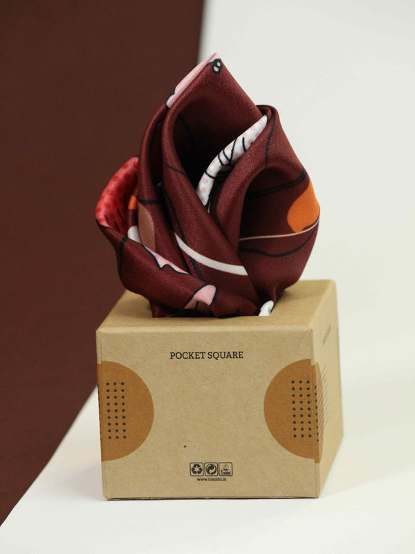 Russet Pocket Square - TOSSIDO