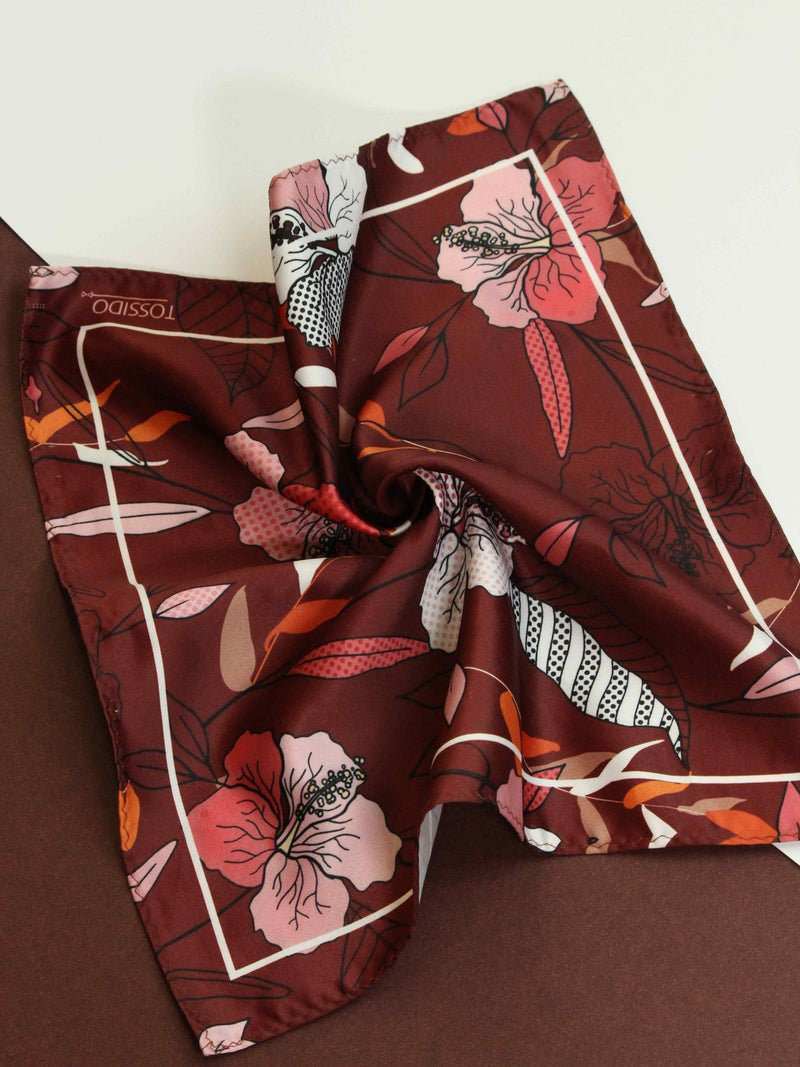 Russet Pocket Square - TOSSIDO