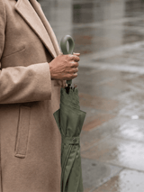Sage Green Solid Capsule Umbrella - TOSSIDO