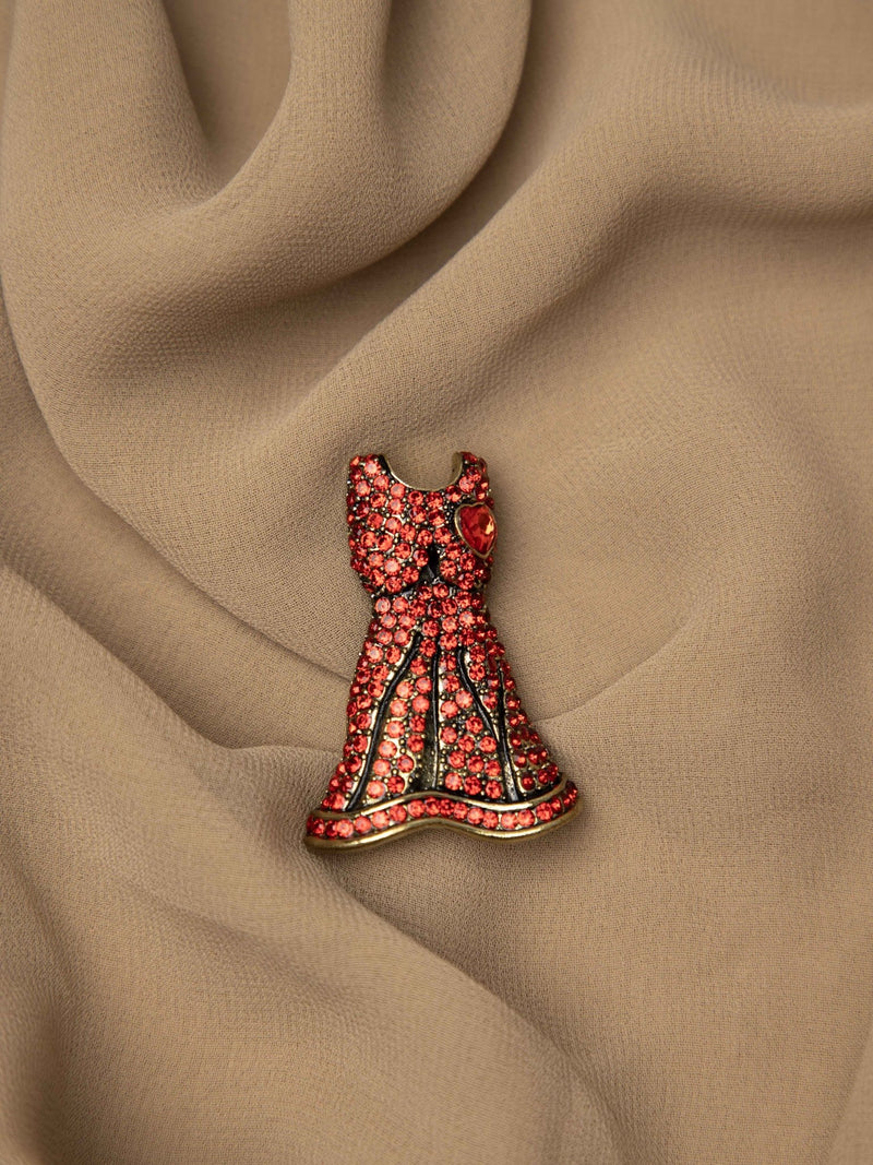 Scarlet Dress Brooch - TOSSIDO