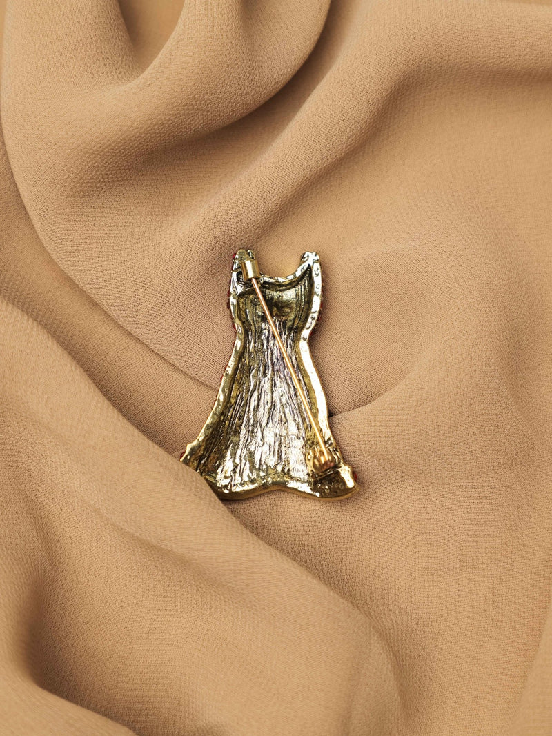 Scarlet Dress Brooch - TOSSIDO