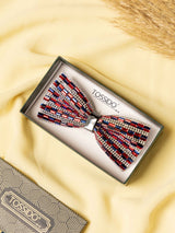 Scarlet Matrix Beaded Bowtie - TOSSIDO