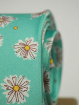 Sea Green Floral Necktie - TOSSIDO