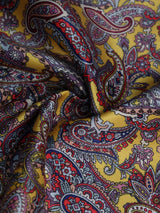 Shades of Yellow Paisley Pocket Square - TOSSIDO