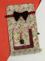 "Silk Radiance: Gift - Boxed Men's Silk Accessories Assortment" - TOSSIDO