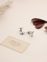 Silver Alphabet Y Cufflink - TOSSIDO