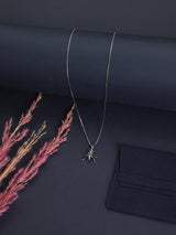 Silver Ant Pendant Necklace - TOSSIDO
