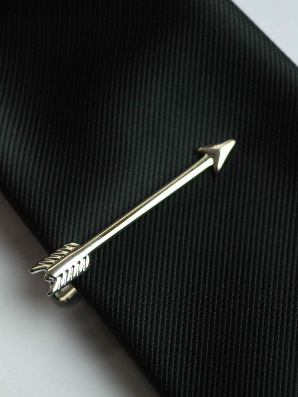 Silver Arrow Tie Bar - TOSSIDO