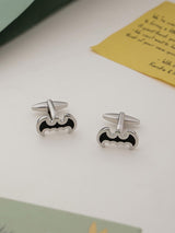 Silver Batman Cufflinks - TOSSIDO