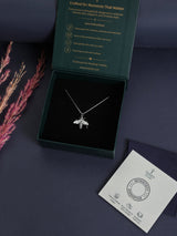 Silver Bee Pendant Necklace - TOSSIDO