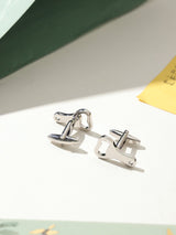Silver Bottle Opener Cufflinks - TOSSIDO