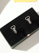 Silver Bottle Opener Cufflinks - TOSSIDO