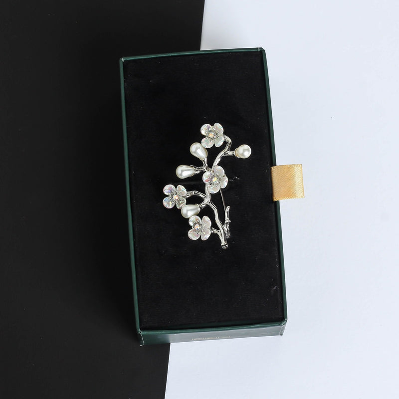Silver Branch Brooch - TOSSIDO