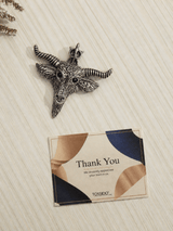 Silver Bull Brooch - TOSSIDO