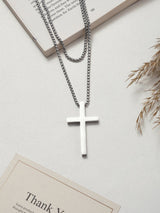 Silver Cross Men's Chain - TOSSIDO