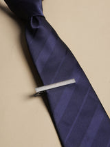 Silver Geometric Tie bar - TOSSIDO