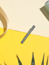 Silver Geometric Tie bar - TOSSIDO