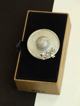 Silver Hat Brooch - TOSSIDO