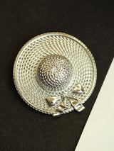 Silver Hat Brooch - TOSSIDO