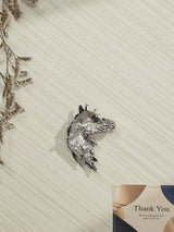 Silver Horse Brooch - TOSSIDO
