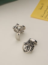 Silver Horse Cufflinks - TOSSIDO