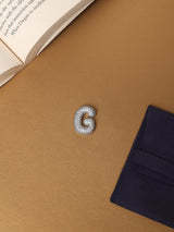 Silver Initial G Slider Pendant - TOSSIDO
