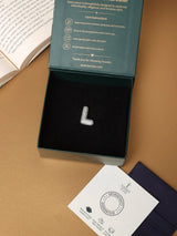 Silver Initial L Slider Pendant - TOSSIDO