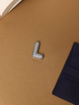 Silver Initial L Slider Pendant - TOSSIDO