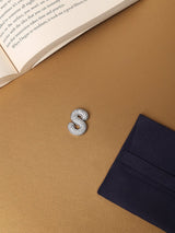 Silver Initial S Slider Pendant - TOSSIDO
