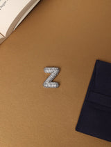 Silver Initial Z Slider Pendant - TOSSIDO