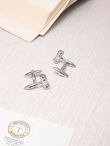 Silver Judge's Gavel Cufflinks - TOSSIDO