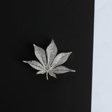 Silver Leaf Brooch - TOSSIDO