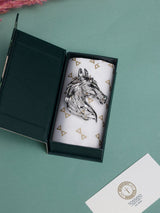 Silver Openwork Horse Head Brooch - TOSSIDO