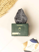 Silver Paisley Jacquard Pocket Square - TOSSIDO