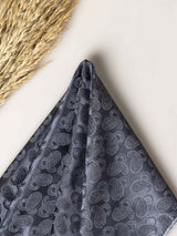 Silver Paisley Jacquard Pocket Square - TOSSIDO