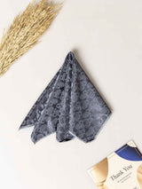 Silver Paisley Jacquard Pocket Square - TOSSIDO